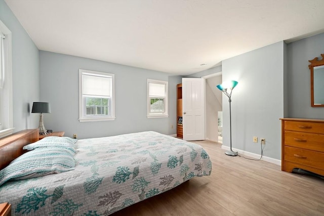 11 Brunswick St, Marshfield, MA 02050 - bedroom with light wood-type flooring and baseboards