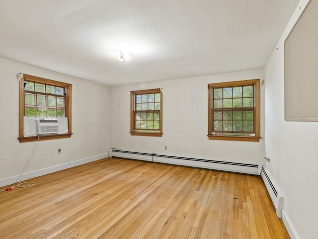 51 Quaboag Rd, Acton, MA 01720 - spare room with hardwood / wood-style floors, plenty of natural light, and cooling unit