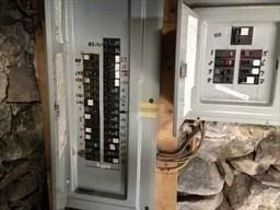 utility room with electric panel