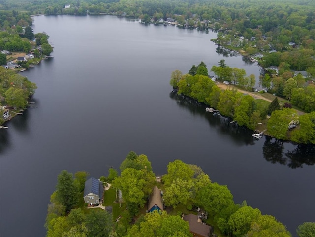 11 Grove Point Rd, Wales, MA 01081 - drone / aerial view of a large body of water