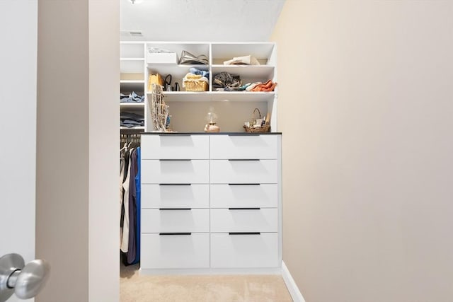 view of closet