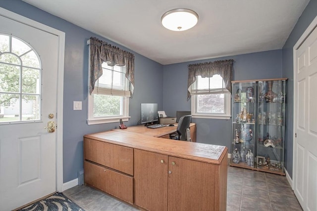 374 Forest St, Raynham, MA 02767 - office with tile patterned floors and baseboards