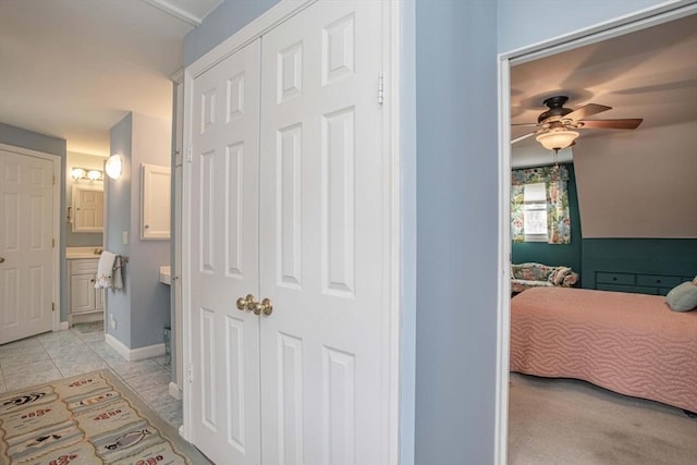 374 Forest St, Raynham, MA 02767 - hallway featuring baseboards and light tile patterned flooring