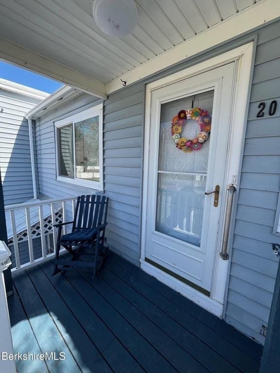 view of deck