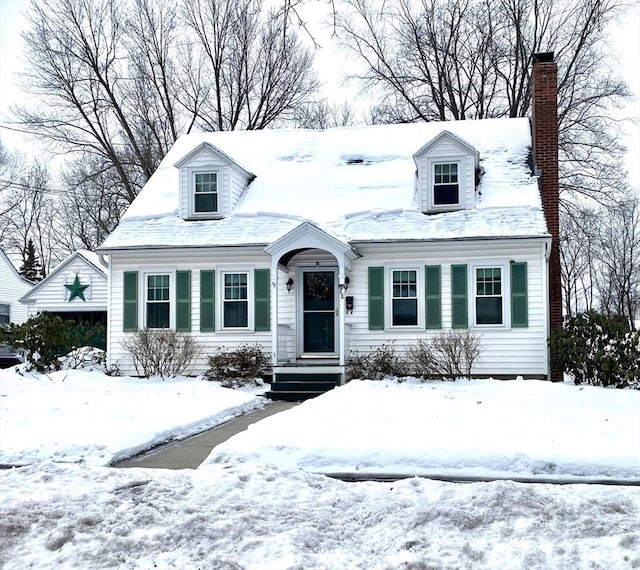 view of cape cod-style house