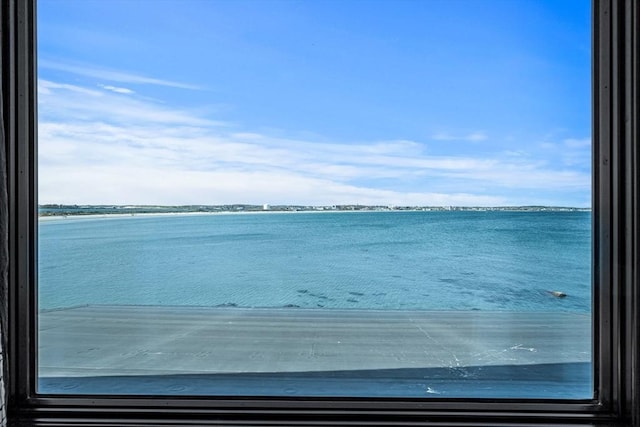 view of water feature