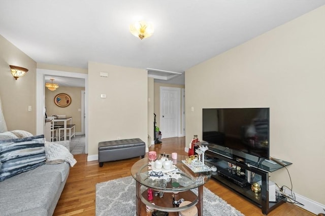 251 Main St, Ashland, MA 01721 - living area featuring wood finished floors and baseboards