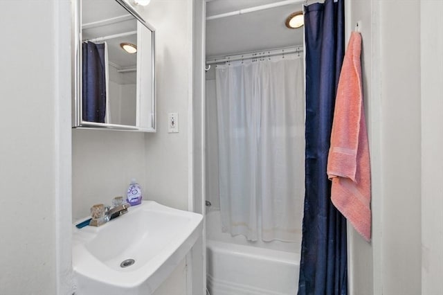 251 Main St, Ashland, MA 01721 - bathroom with a sink and shower / bath combo