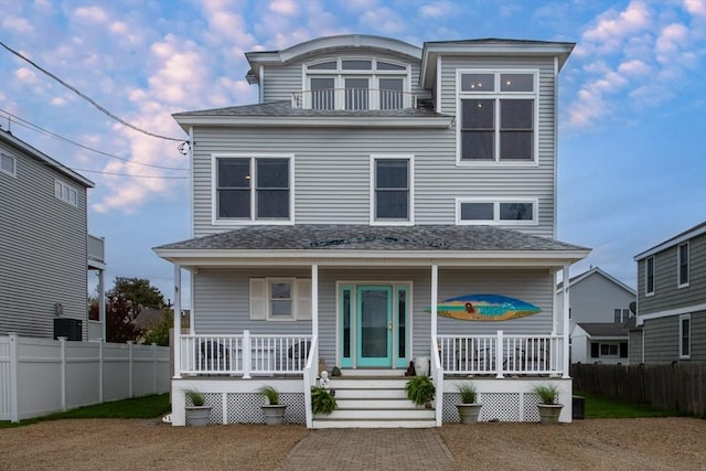 13 11th St W, Salisbury, MA 01952 - view of front of home with a porch and roof with shingles