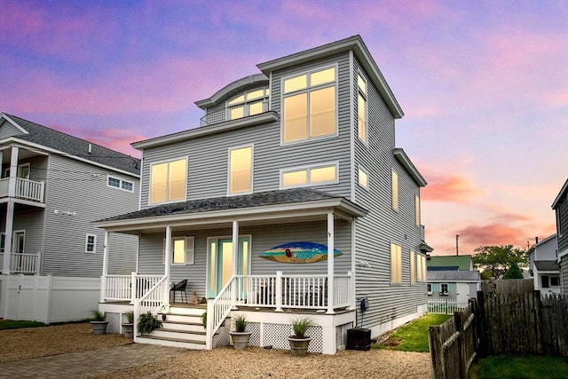 13 11th St W, Salisbury, MA 01952 - view of front of house featuring covered porch