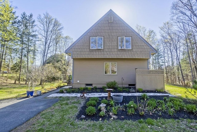 view of side of home