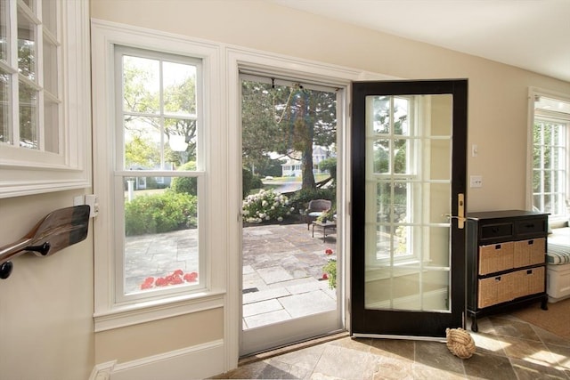 119 Mann Hill Rd, Scituate, MA 02066 - doorway featuring stone finish flooring