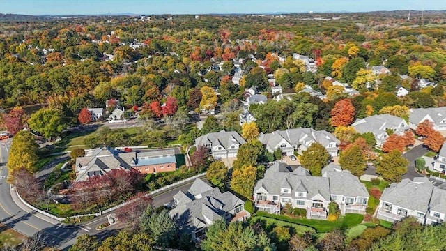 drone / aerial view featuring a residential view