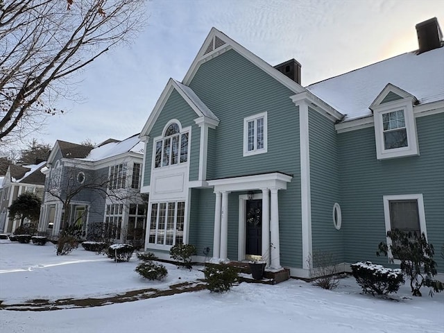 view of front of home