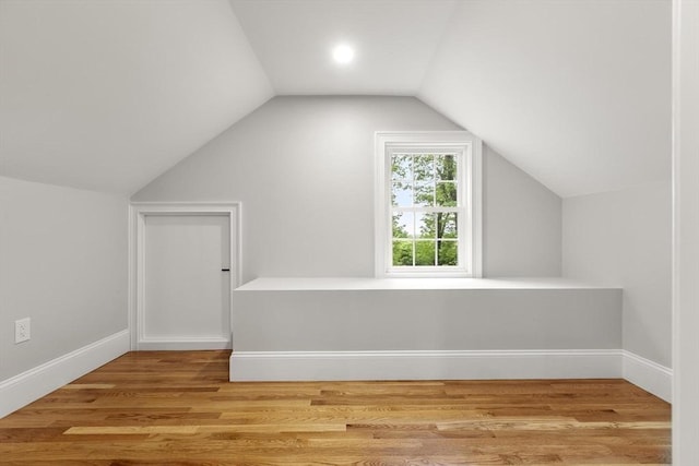 315 Maple Ave, Shrewsbury, MA 01545 - bonus room with lofted ceiling, wood finished floors, and baseboards