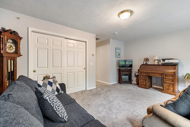63 Shrine Ave Unit 1, West Boylston, MA 01583 - living area featuring carpet floors and baseboards