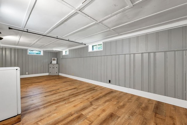 21 Gile St, Haverhill, MA 01830 - basement featuring wood finished floors and baseboards