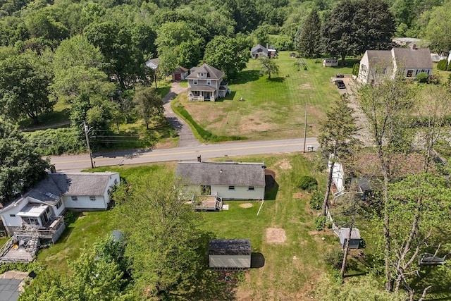 21 Gile St, Haverhill, MA 01830 - aerial view of a heavily wooded area