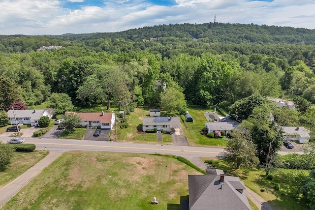 21 Gile St, Haverhill, MA 01830 - bird's eye view of a heavily wooded area