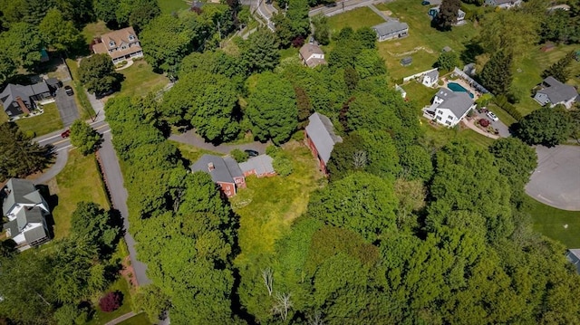 584 Woburn St, Wilmington, MA 01887 - aerial view of property and surrounding area with nearby suburban area