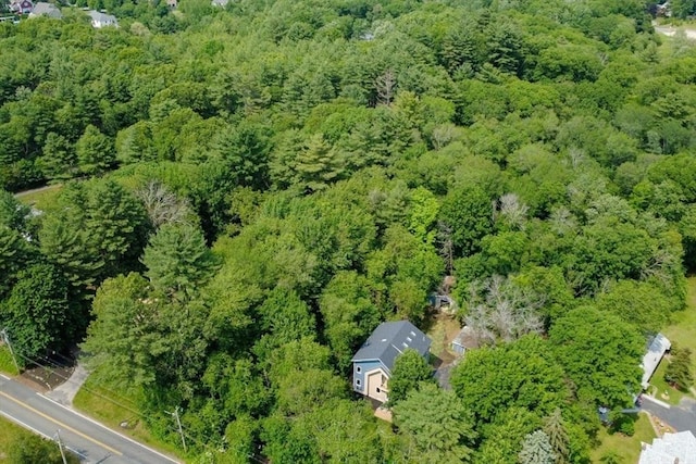 174 Gilbert St, Mansfield, MA 02048 - drone / aerial view of a heavily wooded area