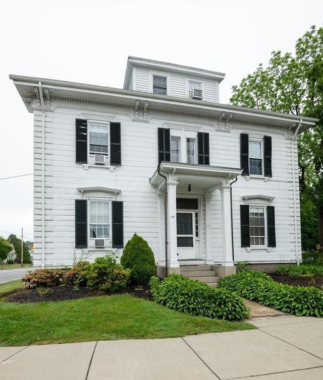 35 Locust St Unit 3, Danvers, MA 01923 - italianate house with cooling unit
