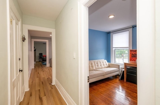35 Locust St Unit 3, Danvers, MA 01923 - corridor with light wood-style floors