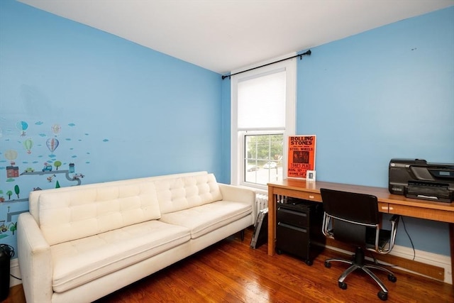 35 Locust St Unit 3, Danvers, MA 01923 - office area with wood finished floors
