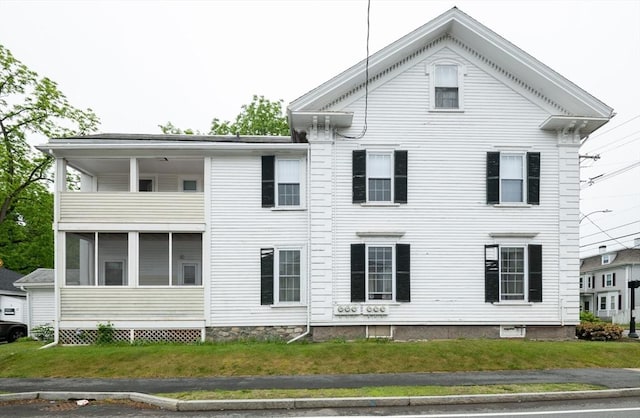 35 Locust St Unit 3, Danvers, MA 01923 - view of property exterior with a balcony