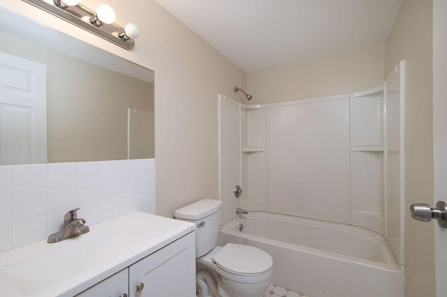 150 Elm St Unit 1, Braintree, MA 02184 - full bath featuring  shower combination, vanity, and backsplash