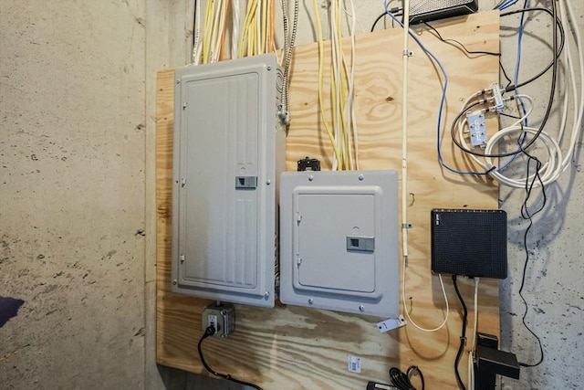 utilities with electric panel