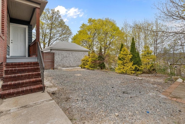 view of yard