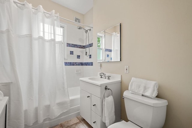 50-52 Linden Pl, Brookline, MA 02446 - full bath featuring vanity, toilet, and shower / bathtub combination with curtain