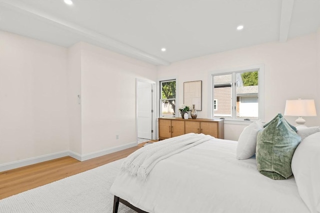 354 Gifford Unit 1, Falmouth, MA 02540 - bedroom with wood finished floors, recessed lighting, and baseboards