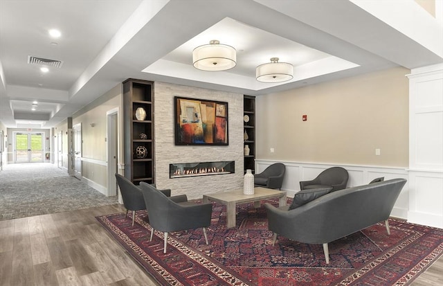 lobby featuring visible vents