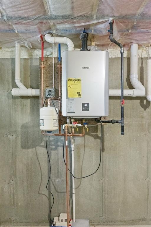 utilities with tankless water heater