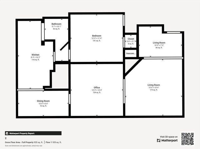 142 Dale St, Waltham, MA 02451 - room layout
