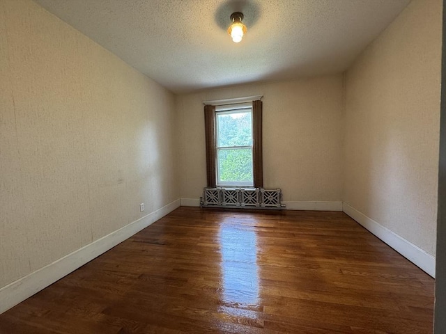 117 Rogers, West Springfield, MA 01089 - spare room featuring wood finished floors, a textured wall, and a textured ceiling