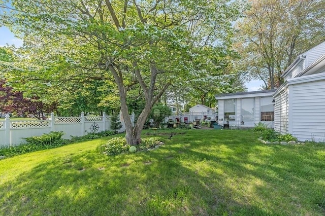 view of yard