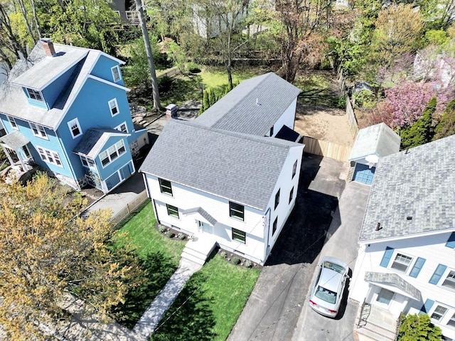 drone / aerial view