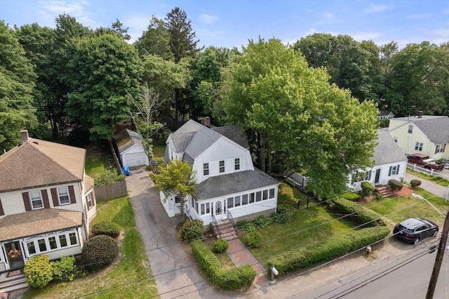 14 E Division St, Holbrook, MA 02343 - aerial view of residential area