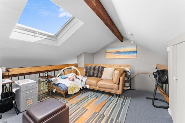 2A Brewer St, Boston, MA 02130 - carpeted bedroom with a skylight