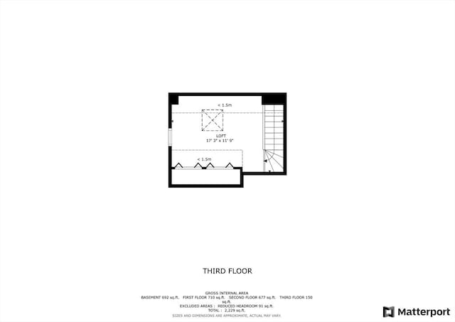 2A Brewer St, Boston, MA 02130 - floor plan / room layout