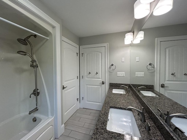 61 School St Unit B, Natick, MA 01760 - full bathroom featuring washtub / shower combination and double vanity
