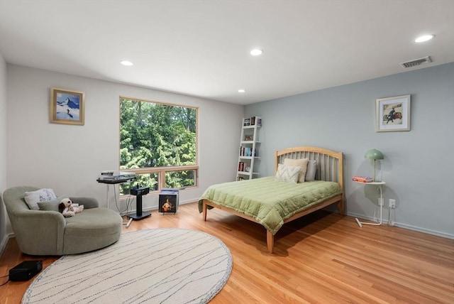 169 Hickory Rd, Weston, MA 02493 - bedroom featuring wood finished floors, baseboards, and recessed lighting