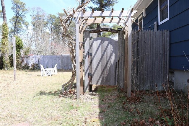 25 Day Rd, Wellfleet, MA 02667 - view of yard featuring fence