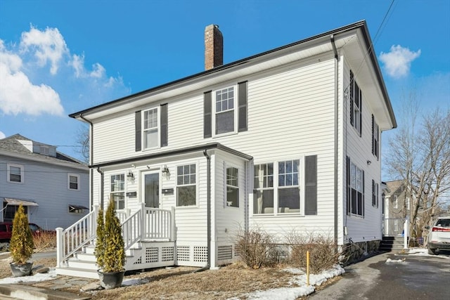 view of front of property