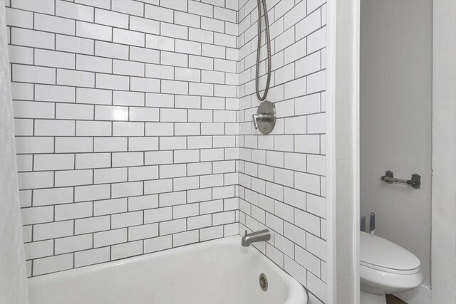 82 Grove St, North Brookfield, MA 01535 - full bath with shower / tub combo and toilet