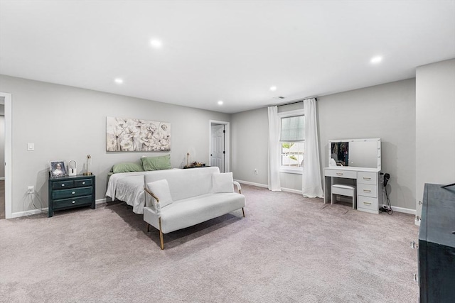 105 Depot St Unit A, Milford, MA 01757 - carpeted bedroom featuring recessed lighting and baseboards
