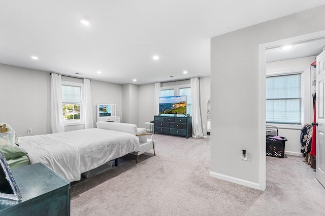 105 Depot St Unit A, Milford, MA 01757 - carpeted bedroom with recessed lighting and baseboards